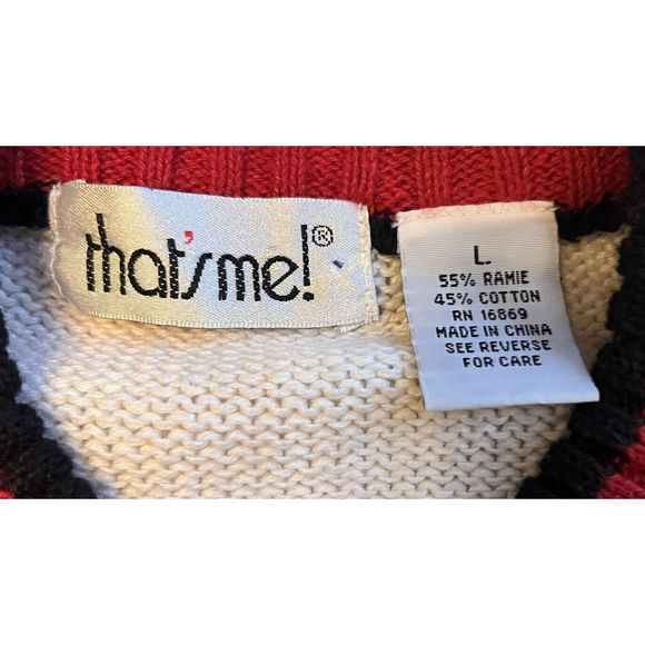 COPY - That’s Me! Womens Sweater Size M Horses Equestrian 3D Yarn Tail - Picture 7 of 8